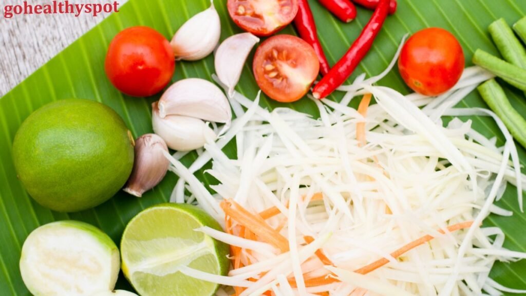 Green(raw) Papaya Salad Benefits